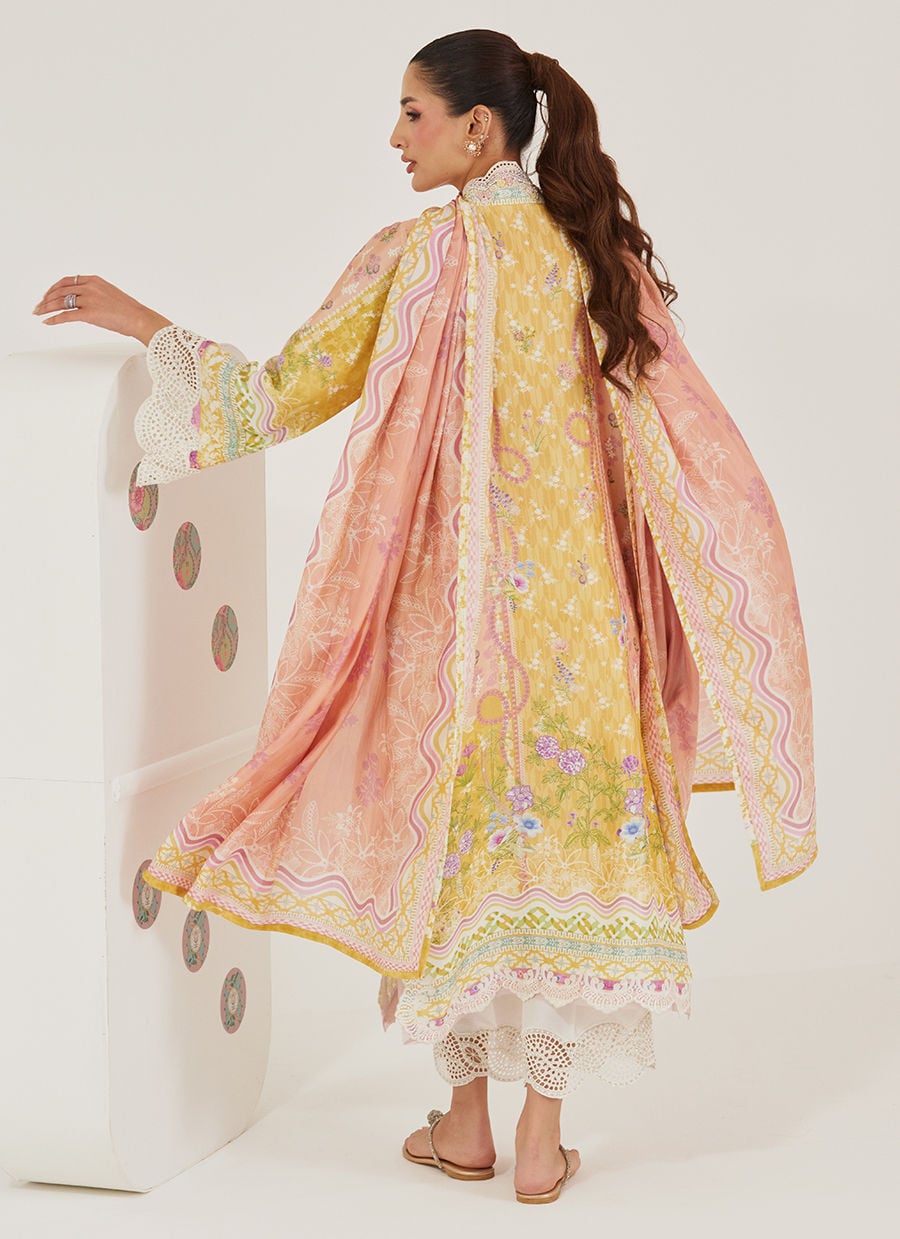 Briella Shirt And Dupatta | Tara Eid'26 | FARAH TALIB AZIZ