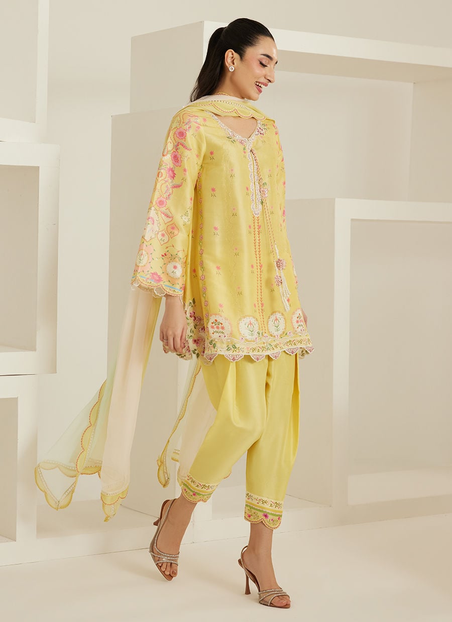 Evelina Shirt And Dupatta | Tara Eid'26 | FARAH TALIB AZIZ