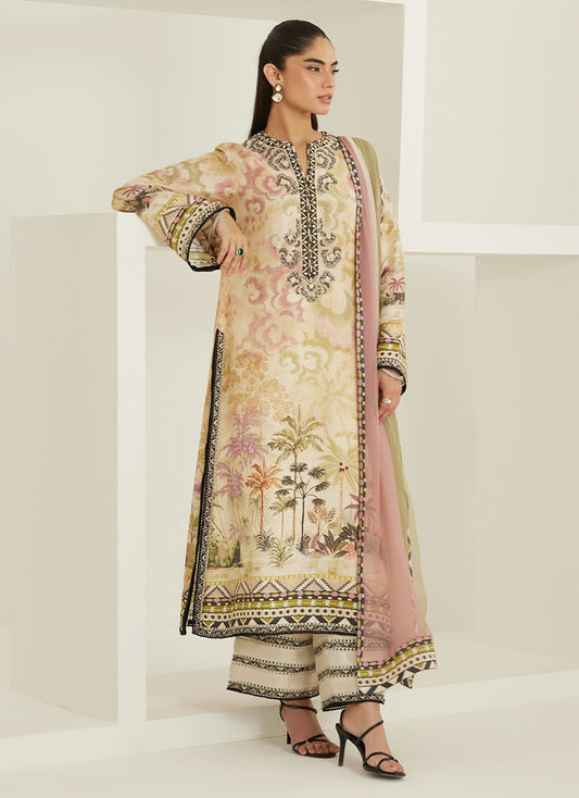 Zoey Shirt And Dupatta | Tara Eid'26 | FARAH TALIB AZIZ