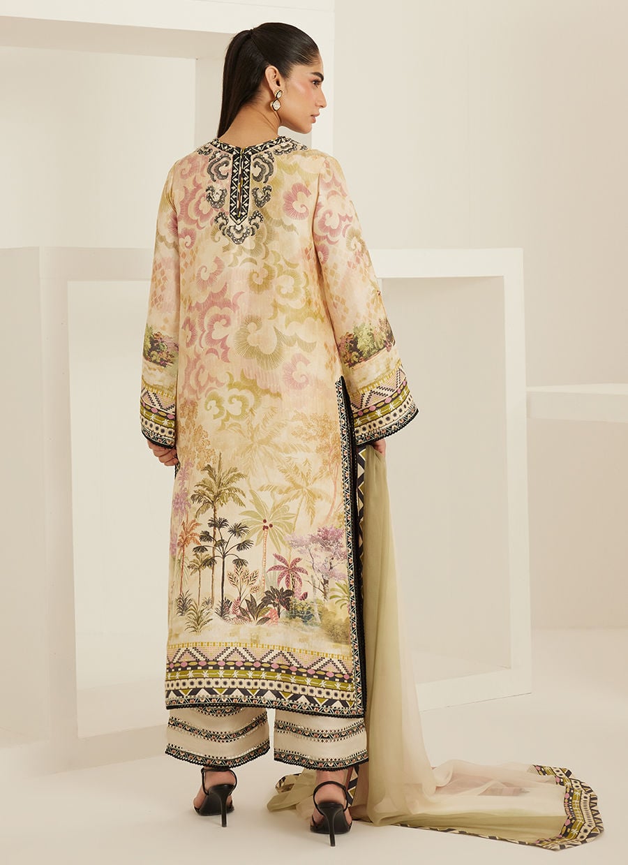 Zoey Shirt And Dupatta | Tara Eid'26 | FARAH TALIB AZIZ
