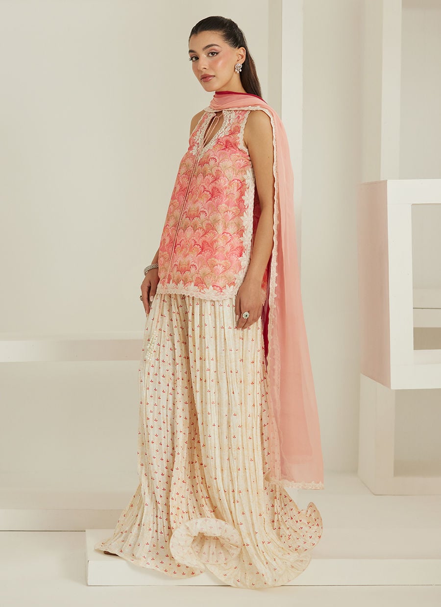 Selma Short Shirt And Dupatta | Tara Eid'26 | FARAH TALIB AZIZ