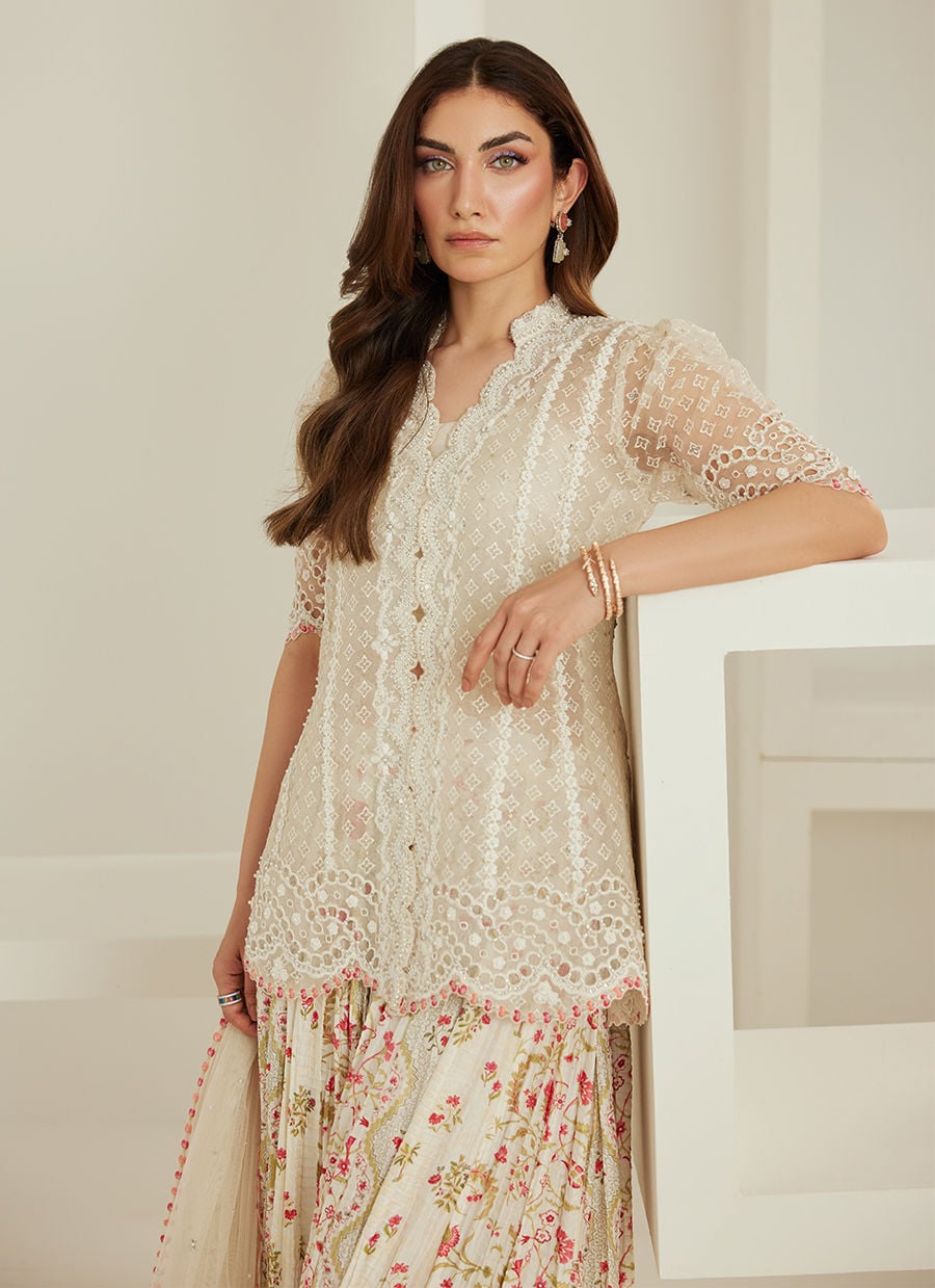Zelda Peplum And Dupatta | Tara Eid'26 | FARAH TALIB AZIZ