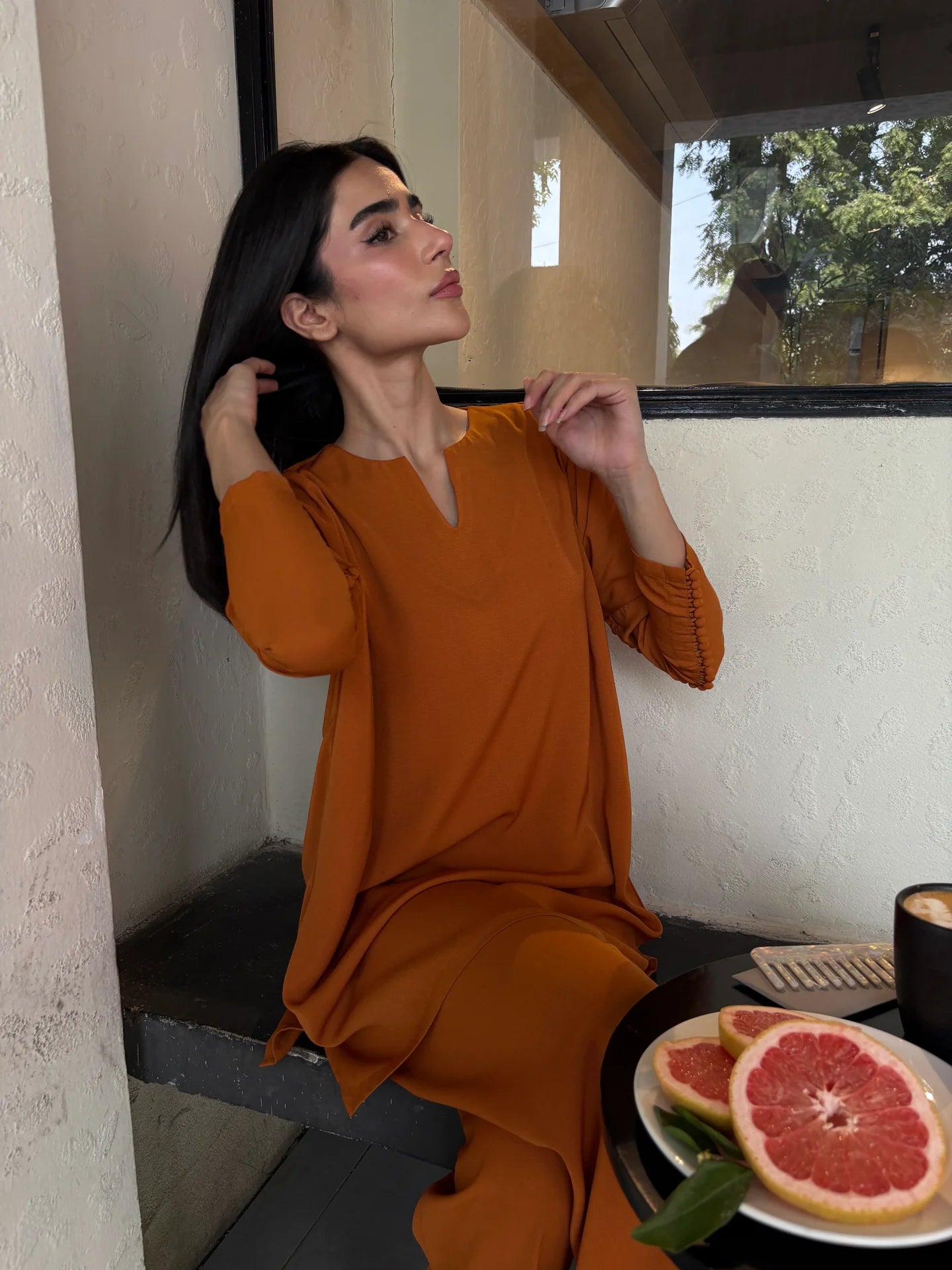 Burnt Orange Gabby Set | SAK ATELIER