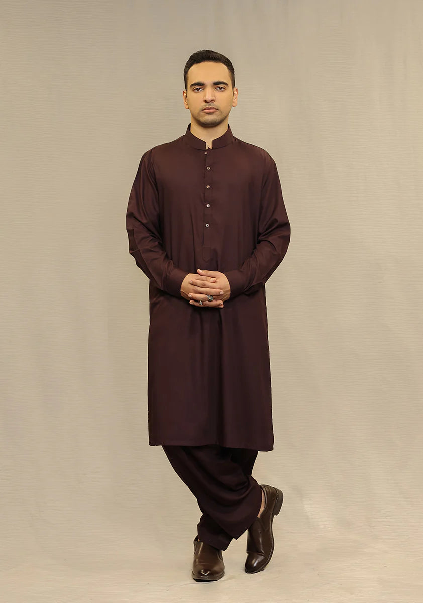 POLY VISCOSE WINE TASTING CLASSIC FIT SUIT | AMIR ADNAN MENSWEAR