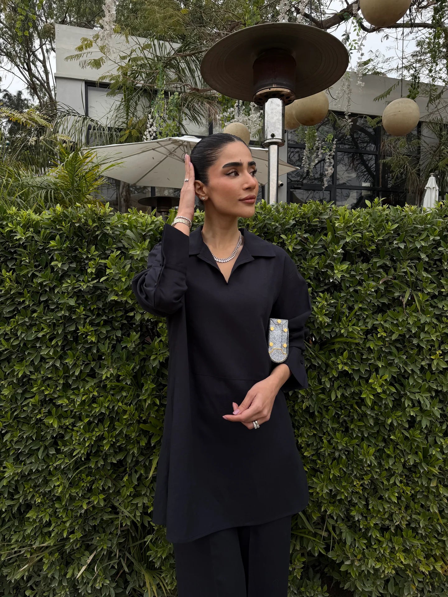 Charcoal Linen Willow Set | Sak Atelier