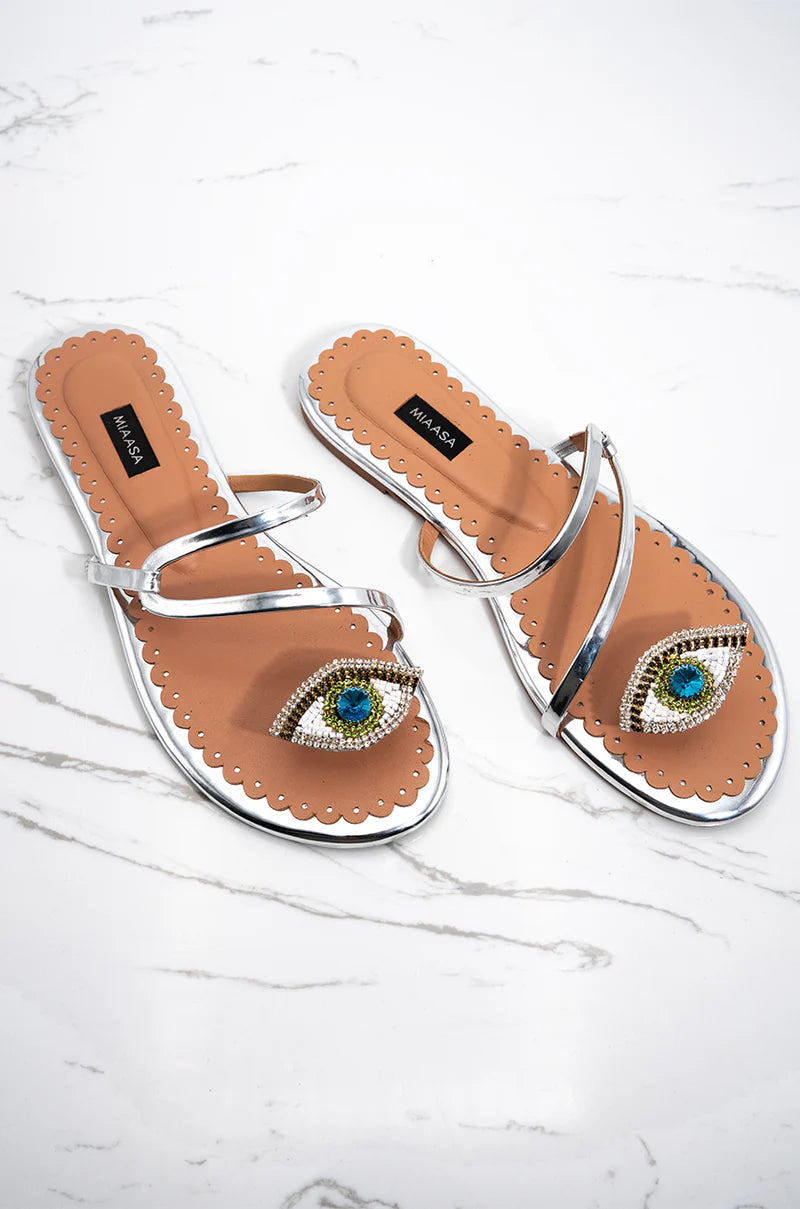 Skye - Silver | Zilal - The Ramadan Edit | Miaasa | Footwear