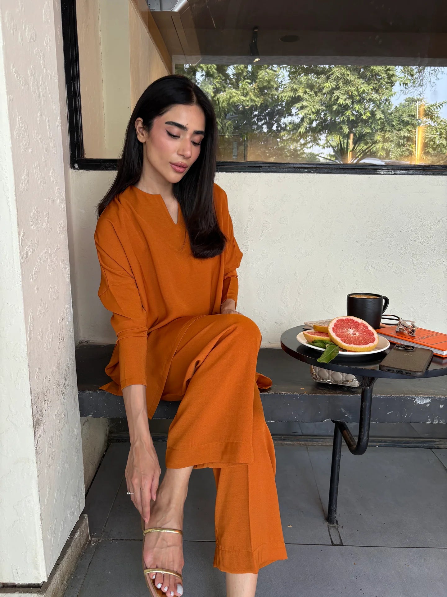 Burnt Orange Gabby Set | SAK ATELIER