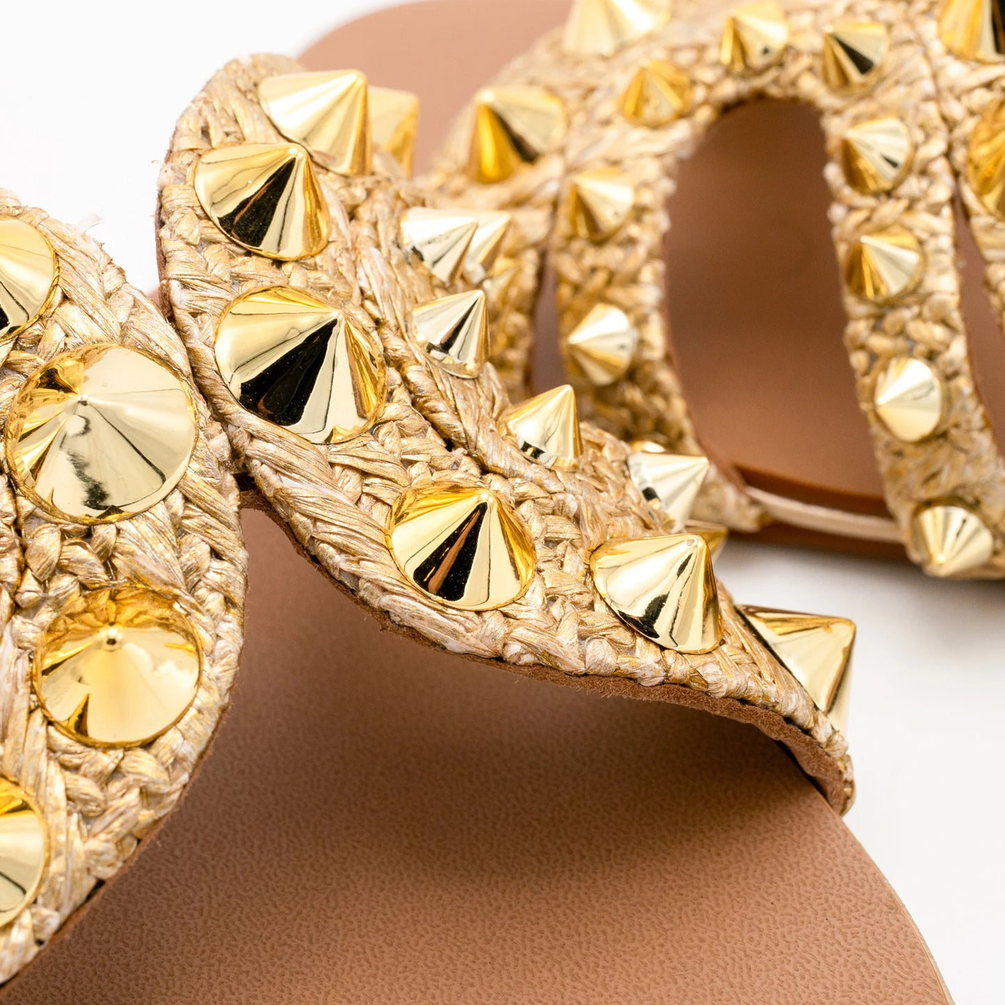 Zee Studs 2.0- Gold | Miaasa | Footwear