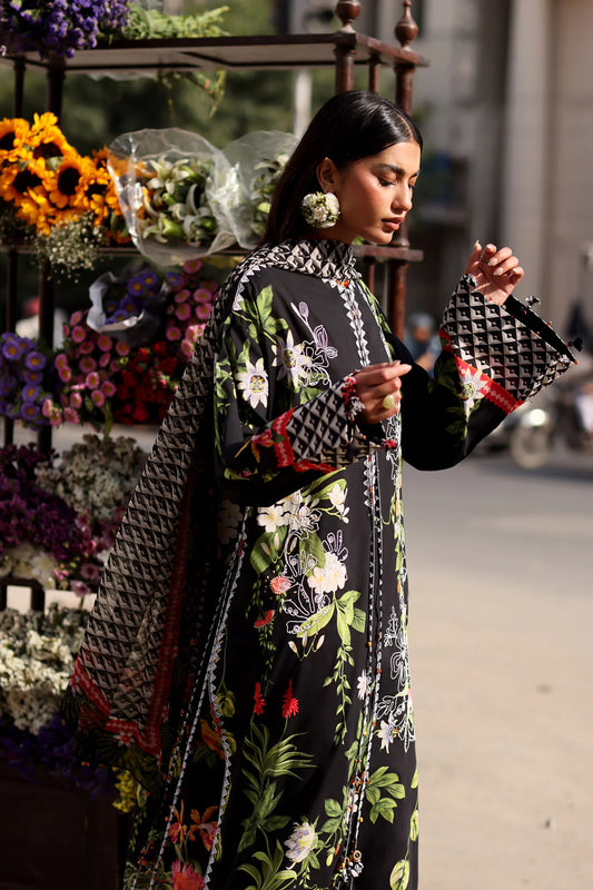 MIDNIGHT BLOOM (ZF26-04) | Zaha Festive Lawn’26 | Wildflower