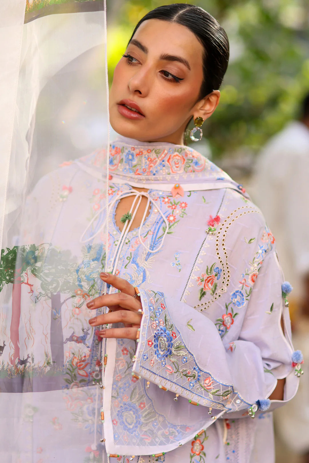 PERIWINKLE MUSE (ZF26-11) | Zaha Festive Lawn’26 | Wildflower
