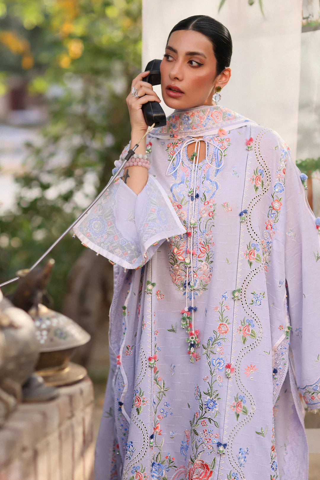 PERIWINKLE MUSE (ZF26-11) | Zaha Festive Lawn’26 | Wildflower