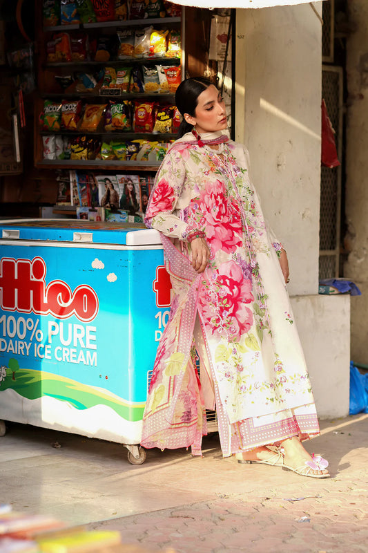 PINK MINK FROLIC (ZF26-05) | Zaha Festive Lawn’26 | Wildflower