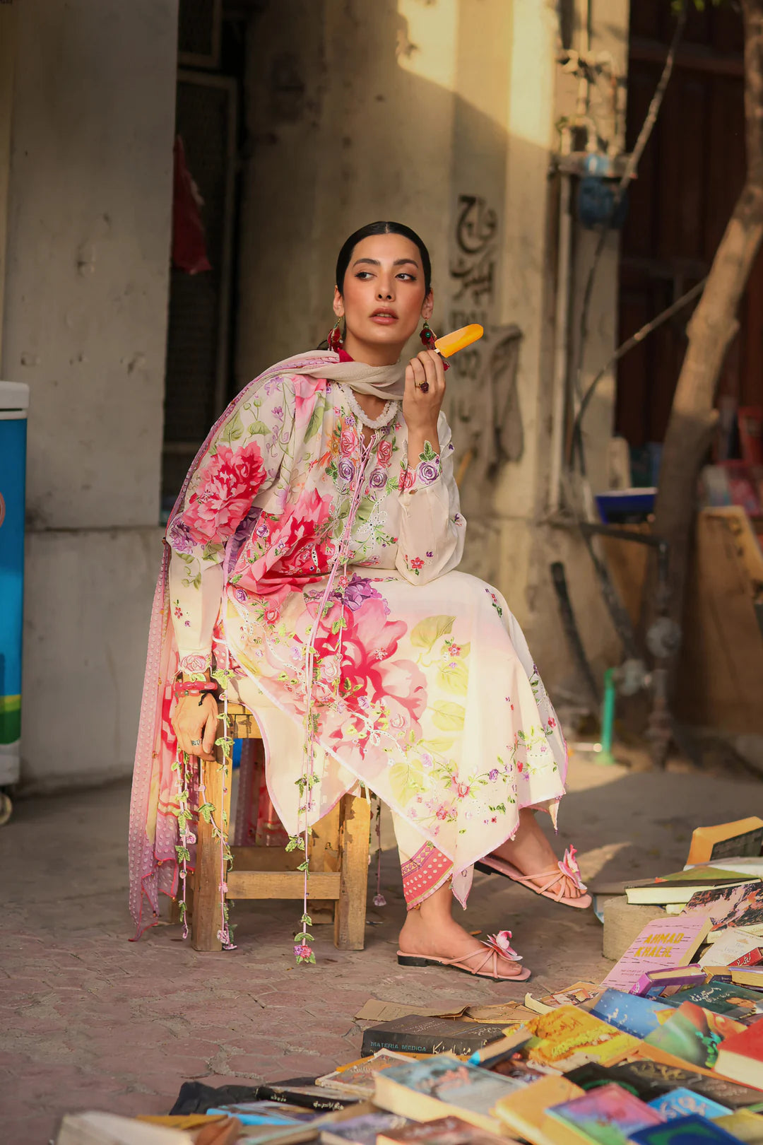 PINK MINK FROLIC (ZF26-05) | Zaha Festive Lawn’26 | Wildflower