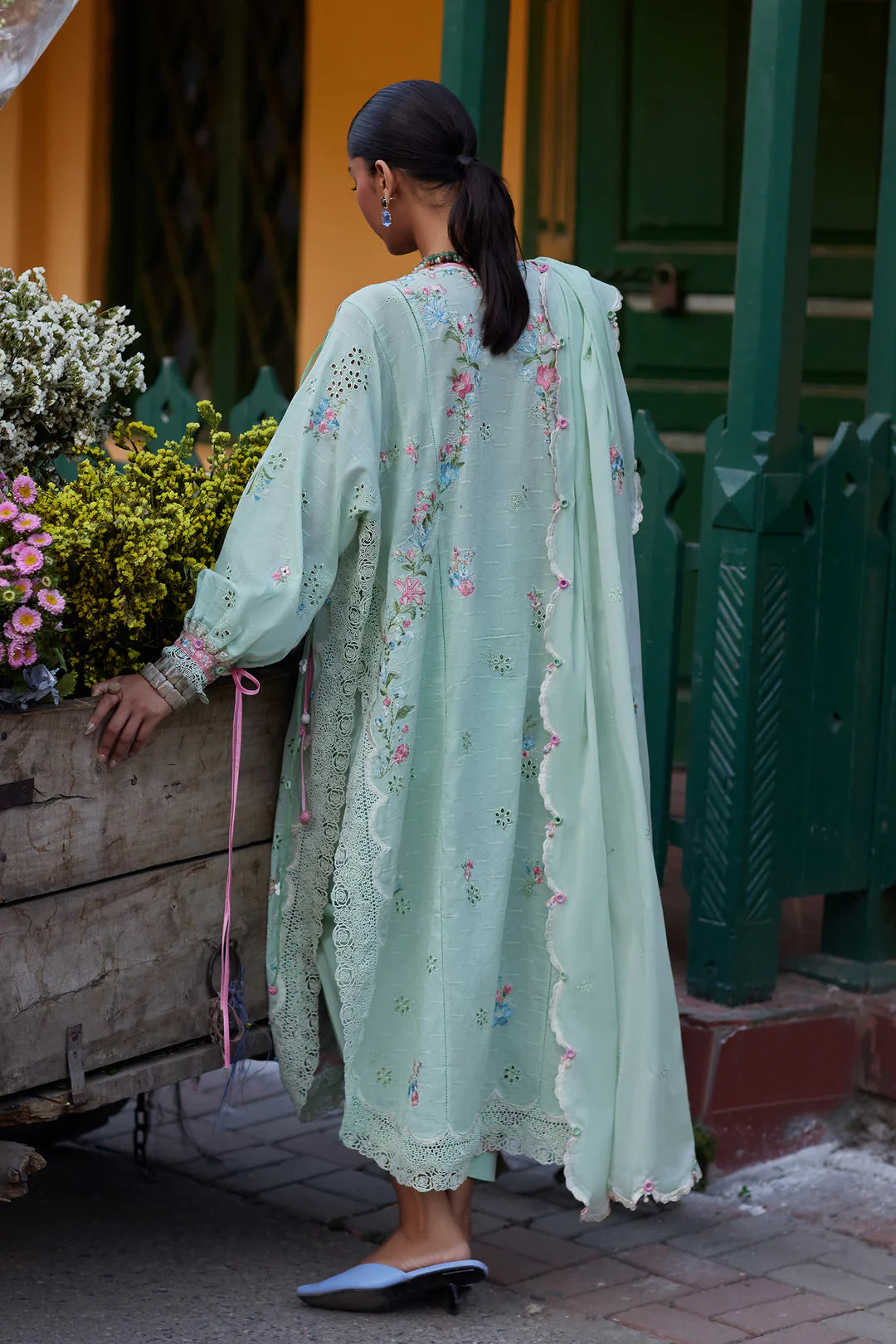 JADE VINE REVERIE (ZF26-12) | Zaha Festive Lawn’26 | Wildflower