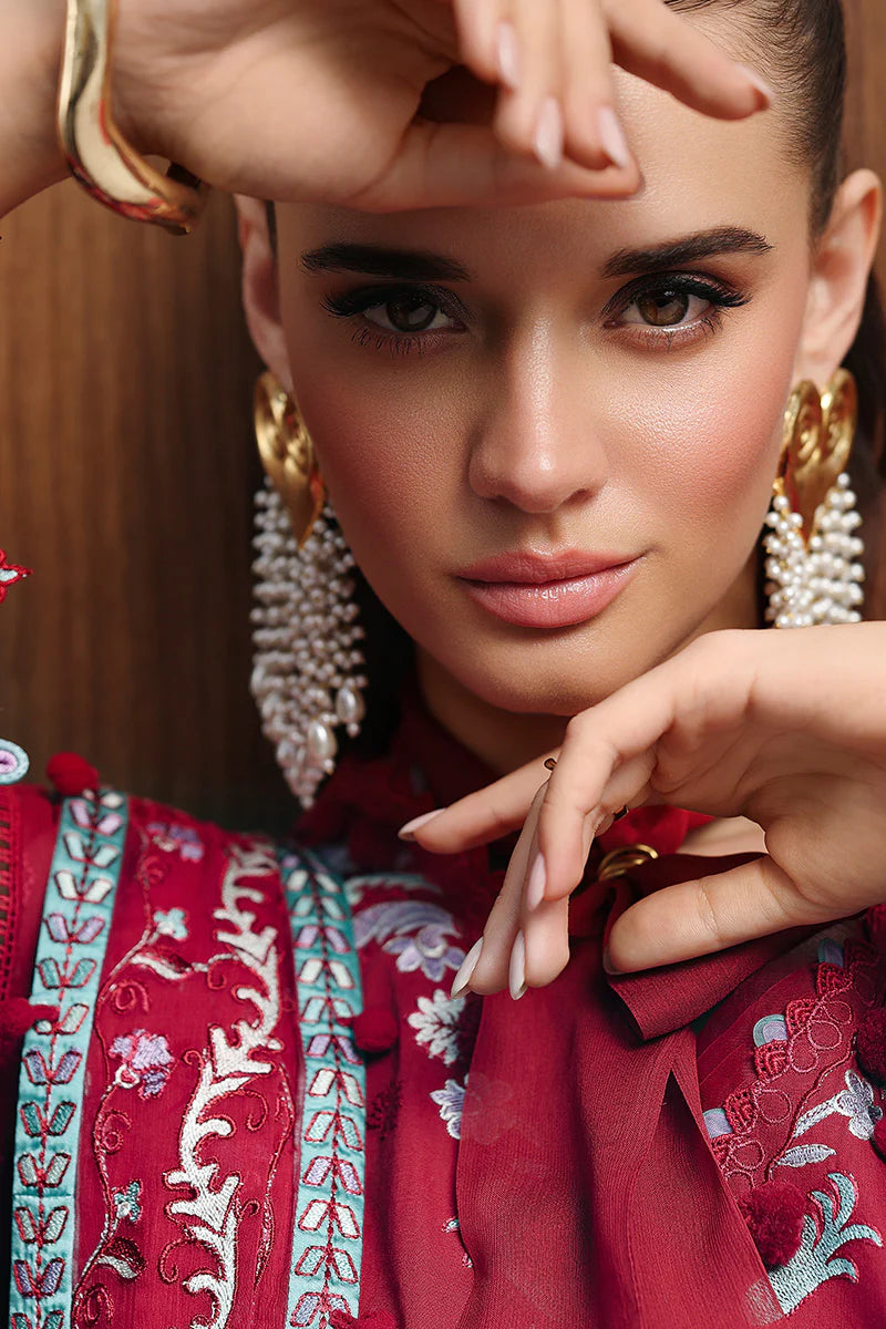 CM-03 RUBY | Chikankari Eid Edit '26 | Qalamkar