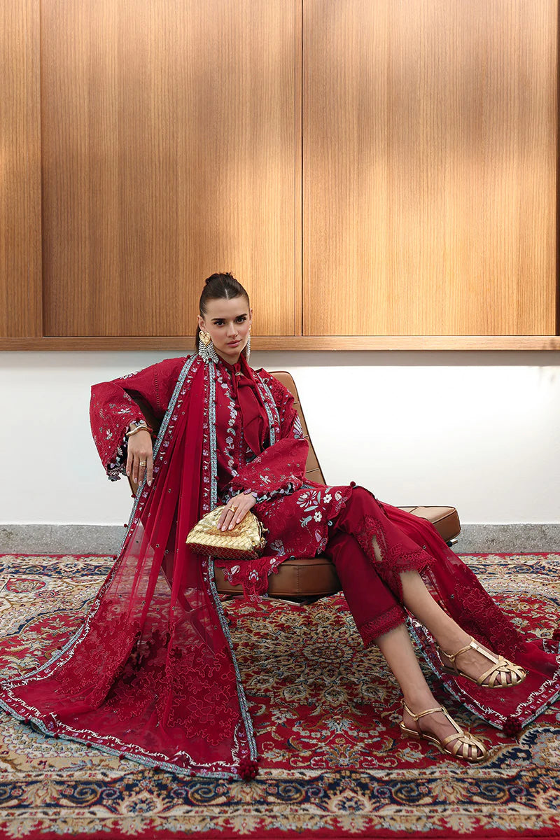 CM-03 RUBY | Chikankari Eid Edit '26 | Qalamkar