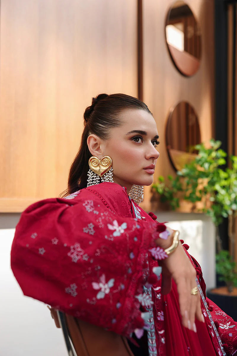 CM-03 RUBY | Chikankari Eid Edit '26 | Qalamkar