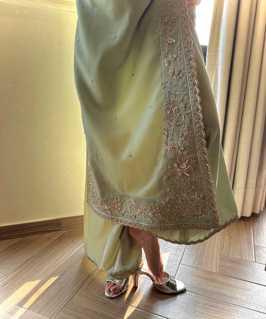 SILVER CROCO HEEL (ZBN-25004) PRE-ORDER | ZAIB | FOOTWEAR