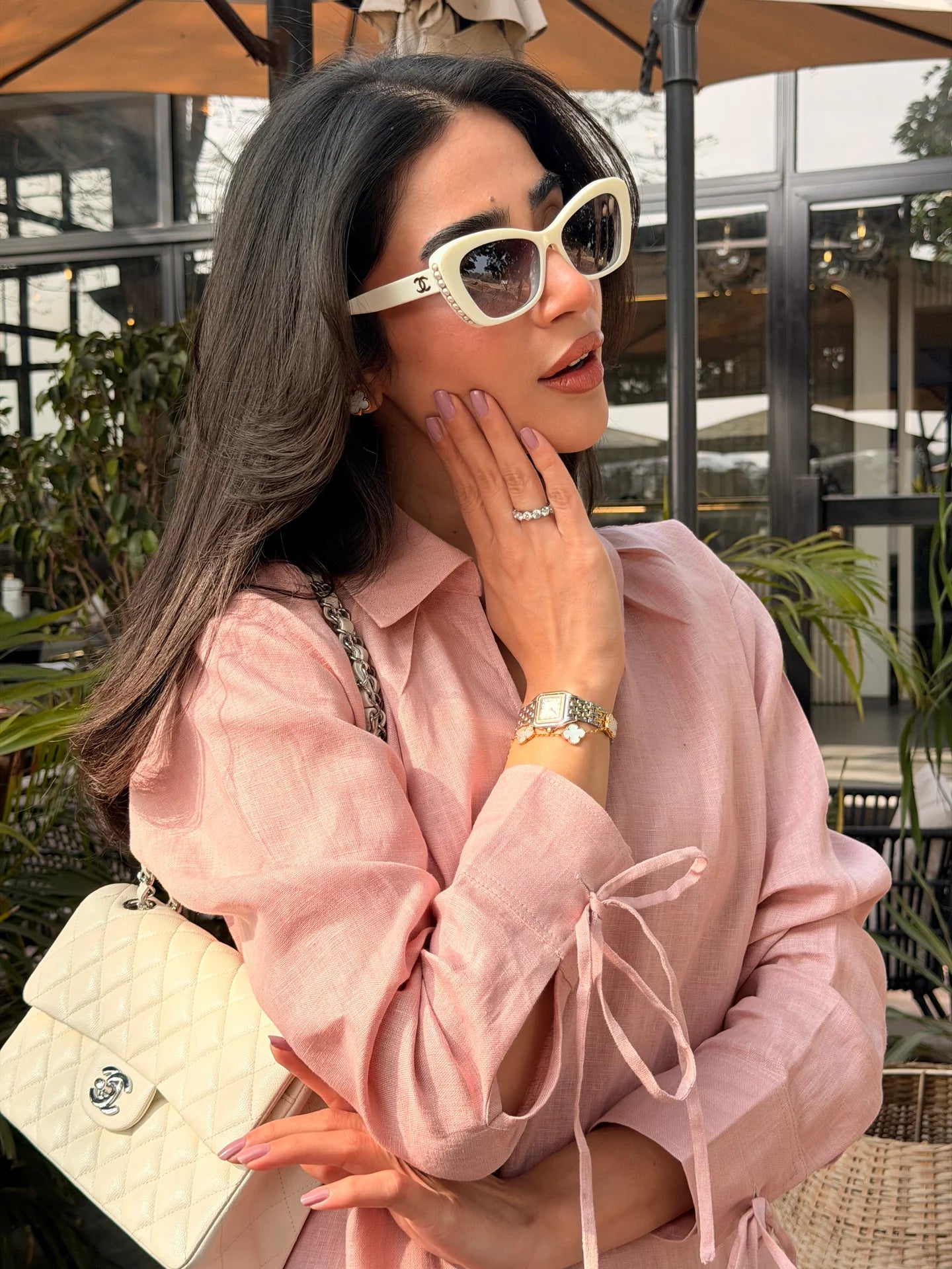 Light Pink Bow Set | Sak Atelier