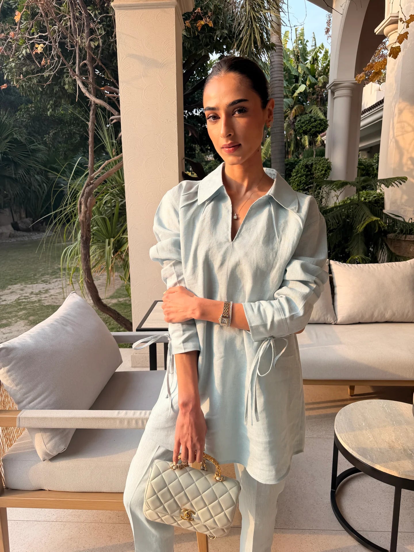 Blue Bow Set | Sak Atelier