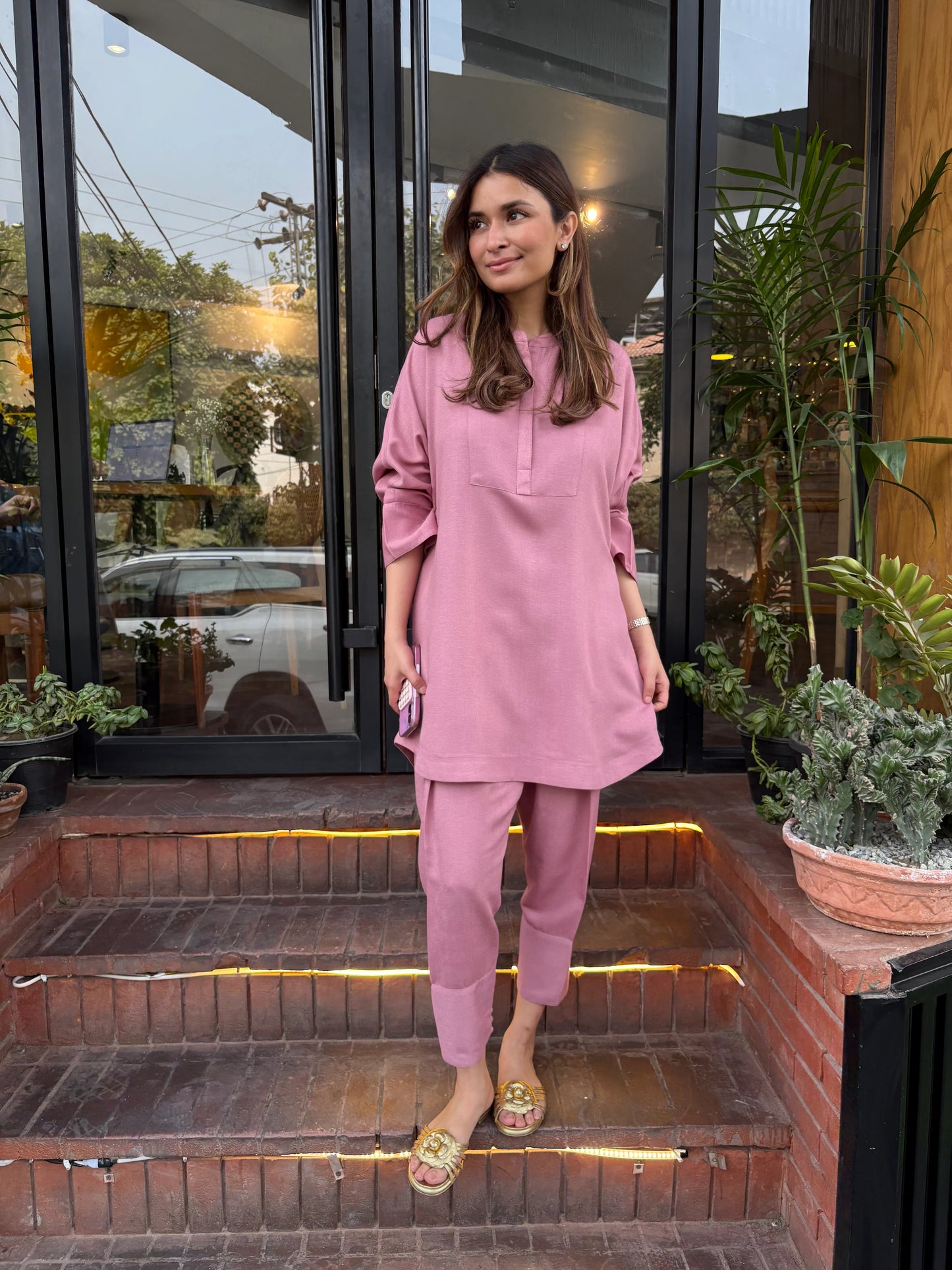 TEA PINK SKINNY SET | Sak Atelier
