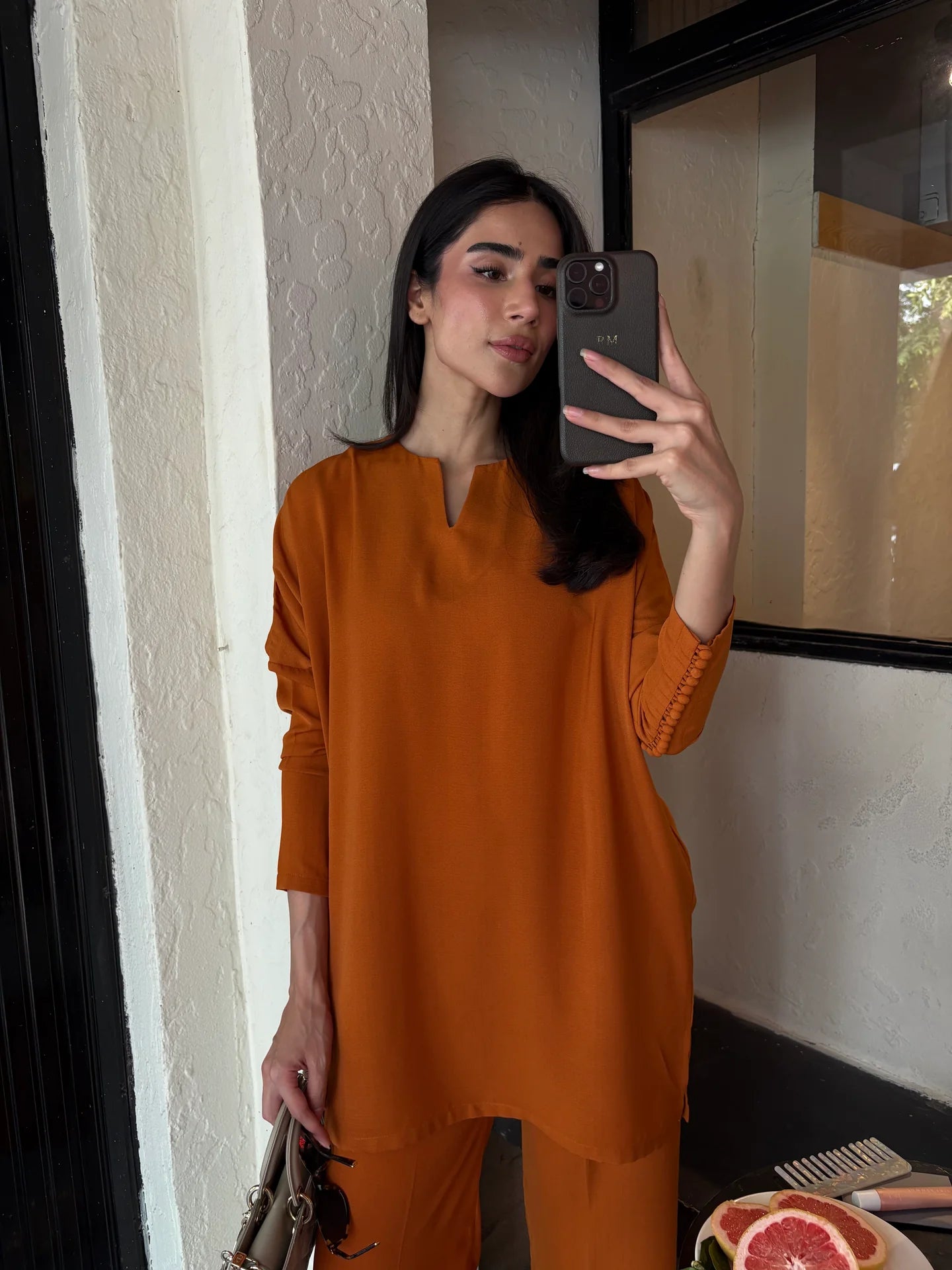 Burnt Orange Gabby Set | SAK ATELIER