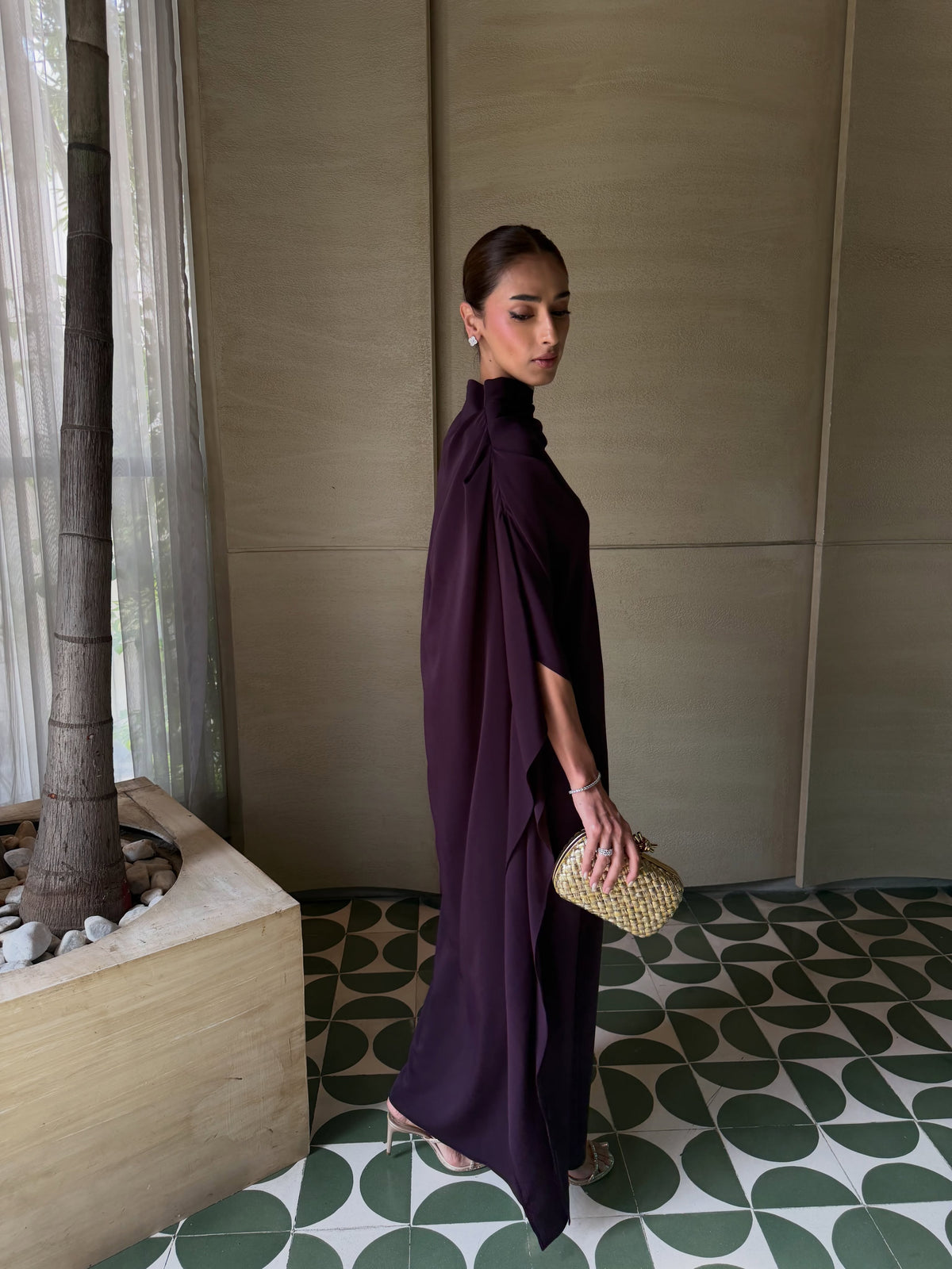 KENDALL SET IN AUBERGINE | Sak Atelier