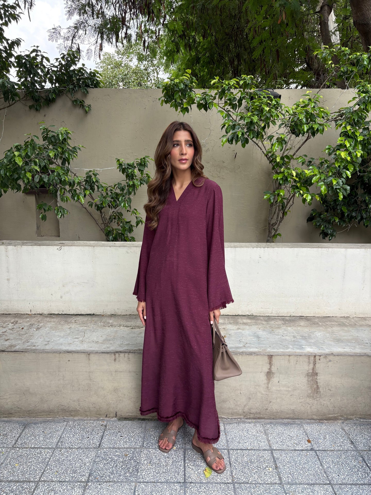 BURGUNDY DHAAGA SET | SAK ATELIER