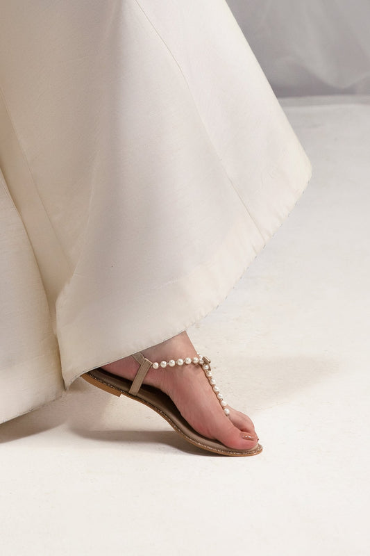 ÉLANO FLAT SANDALS (ZBN-25003) | Zaib | Footwear