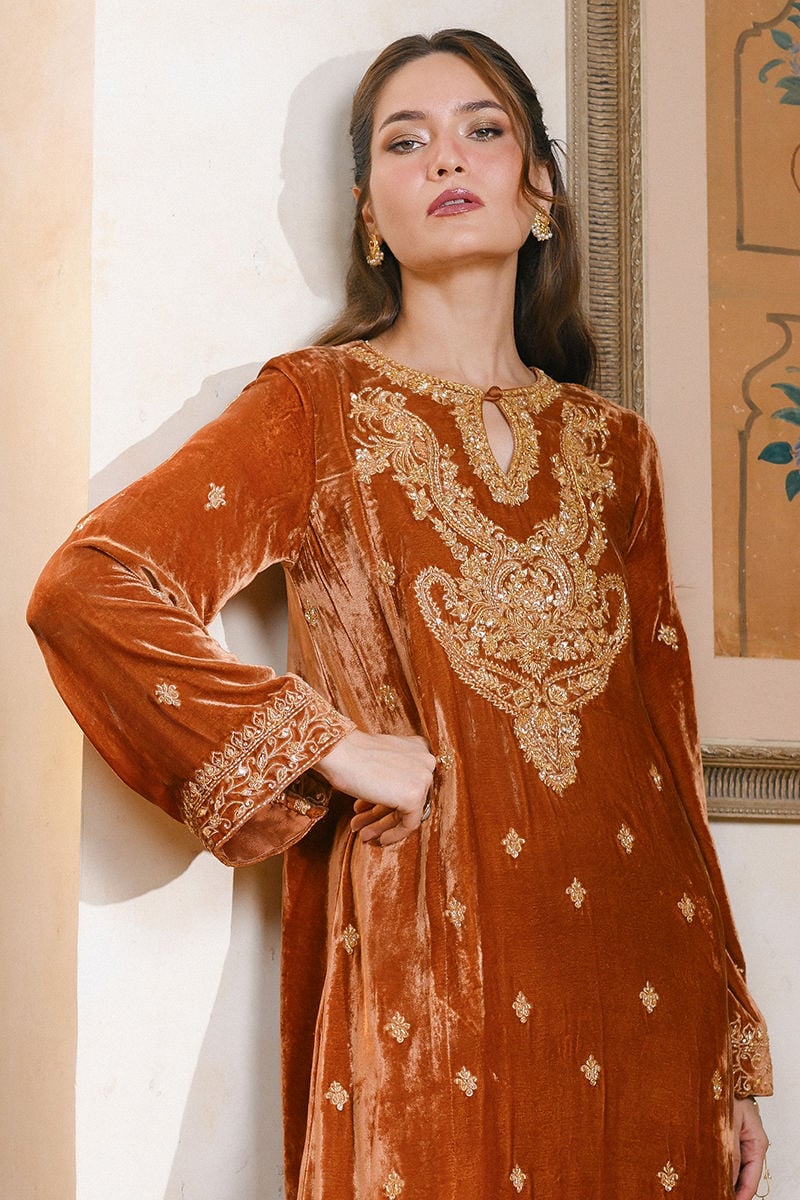 GULNOOR KAFTAN | QISSA LUXURY VELVETS | ANSAB JAHANGIR