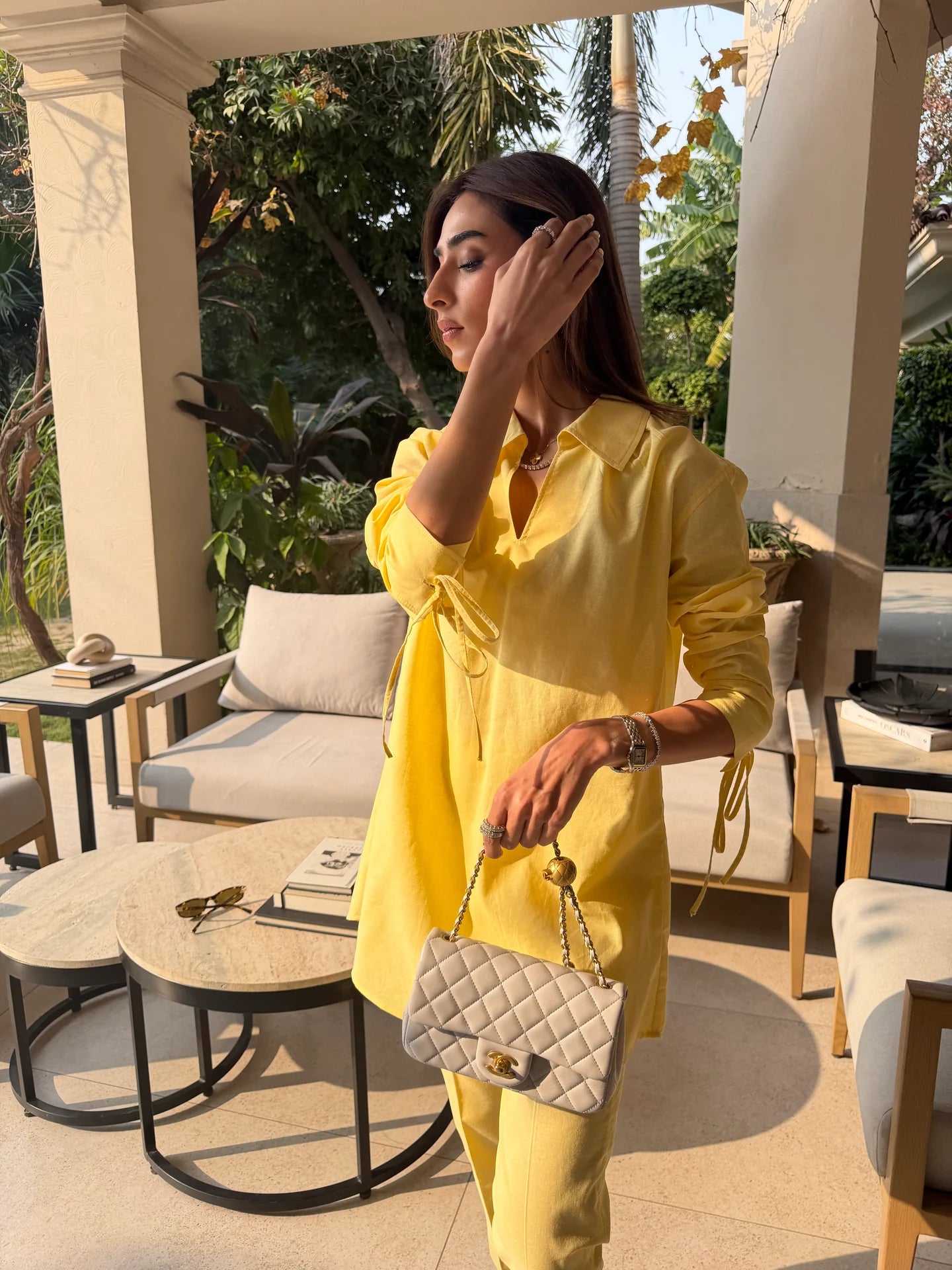 Yellow Bow Set | Sak Atelier