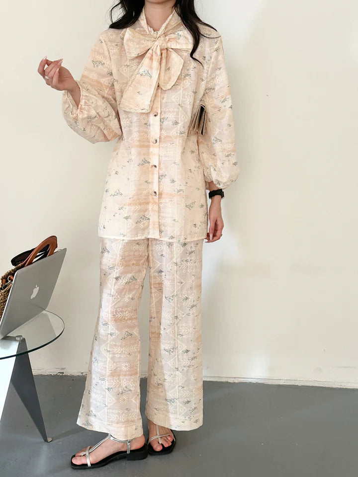 Seychelles Suit with Attached Scarf Detail | New Arrivals | Hassal