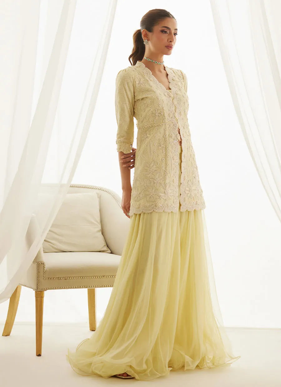 Lavin Lemon Shirt And Wide Leg Pants | LUXE PRET' 25 | FARAH TALIB AZIZ