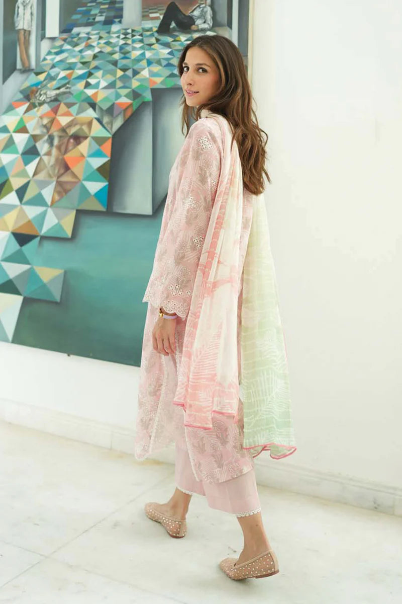 Sahar Unstitched Lawn | S24-EL-V2-06