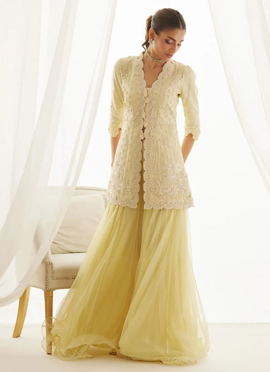 Lavin Lemon Shirt And Wide Leg Pants | LUXE PRET' 25 | FARAH TALIB AZIZ