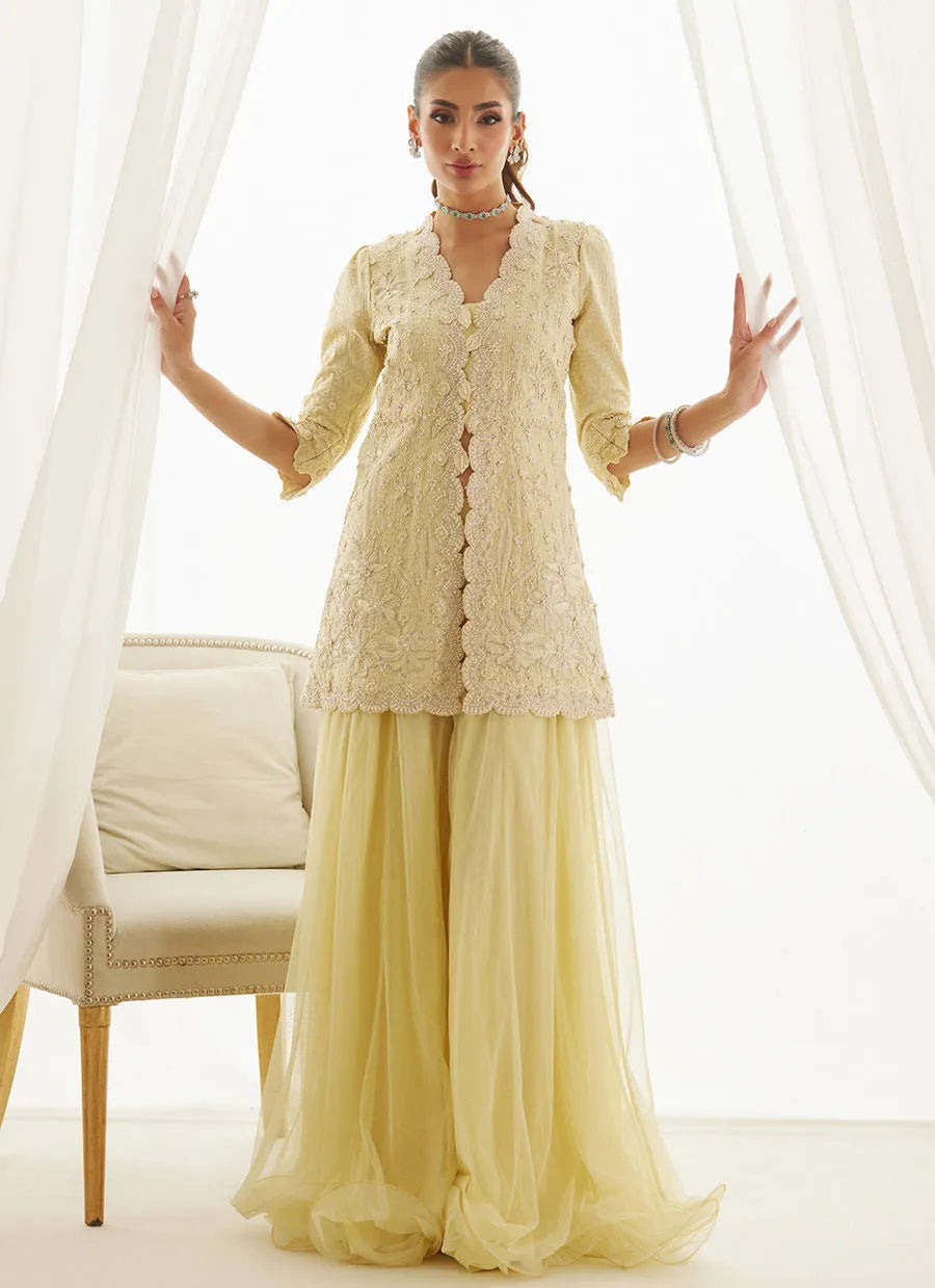 Lavin Lemon Shirt And Wide Leg Pants | LUXE PRET' 25 | FARAH TALIB AZIZ