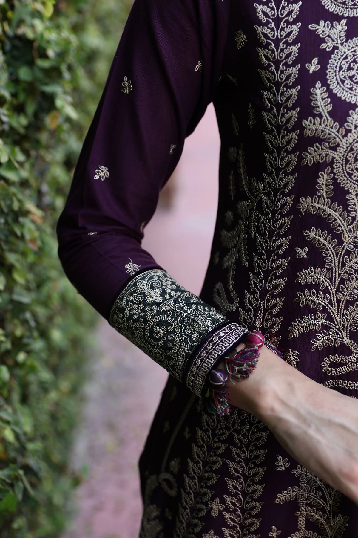 JZ-DW-D04-0 | EMBROIDERED SLUB KHADDA | Jazmin