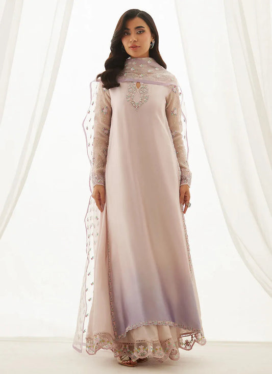 Blaise Lavender Shirt And Dupatta | LUXE PRET' 25 | FARAH TALIB AZIZ