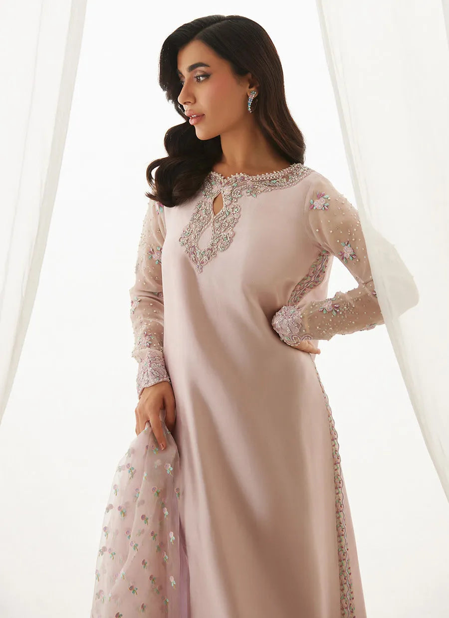 Blaise Lavender Shirt And Dupatta | LUXE PRET' 25 | FARAH TALIB AZIZ