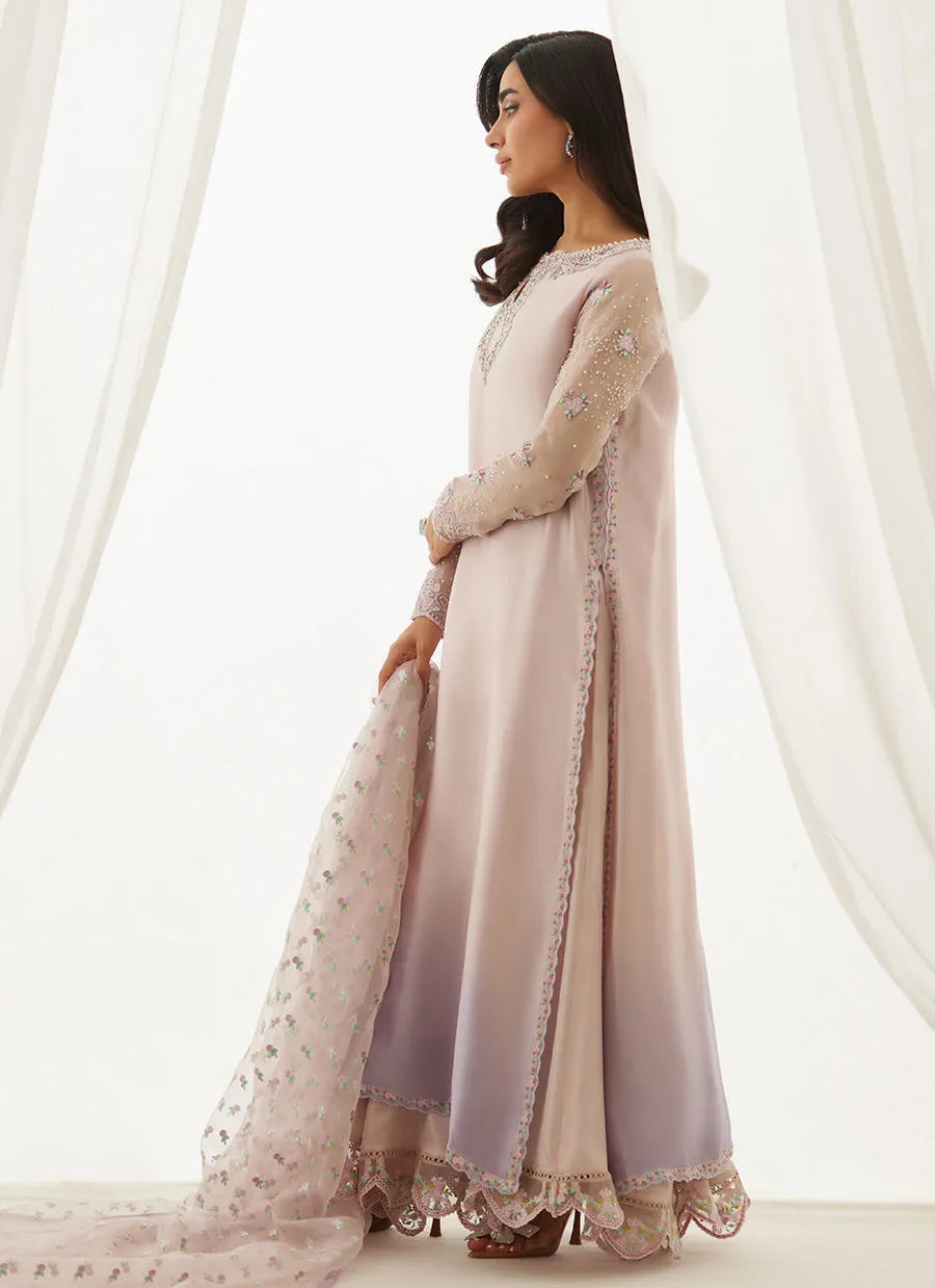 Blaise Lavender Shirt And Dupatta | LUXE PRET' 25 | FARAH TALIB AZIZ
