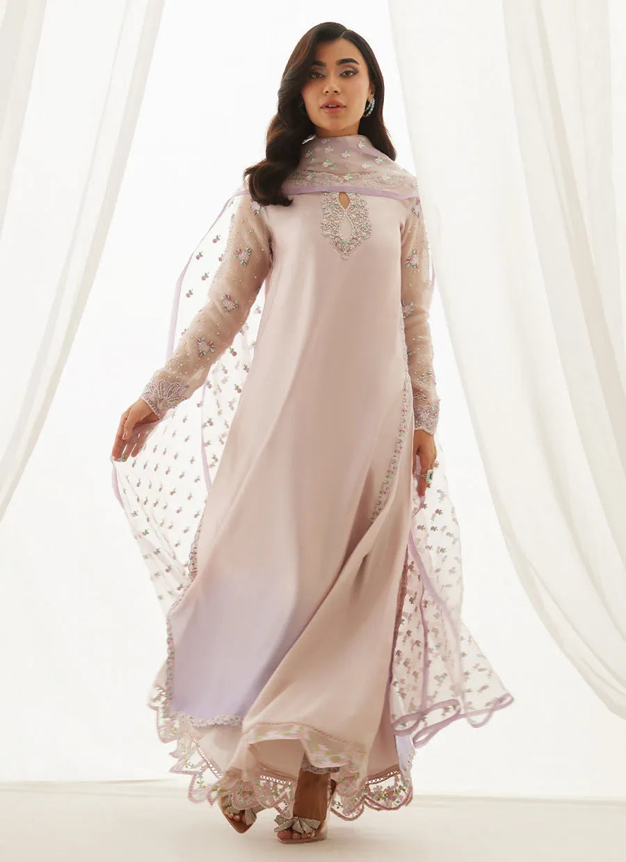 Blaise Lavender Shirt And Dupatta | LUXE PRET' 25 | FARAH TALIB AZIZ