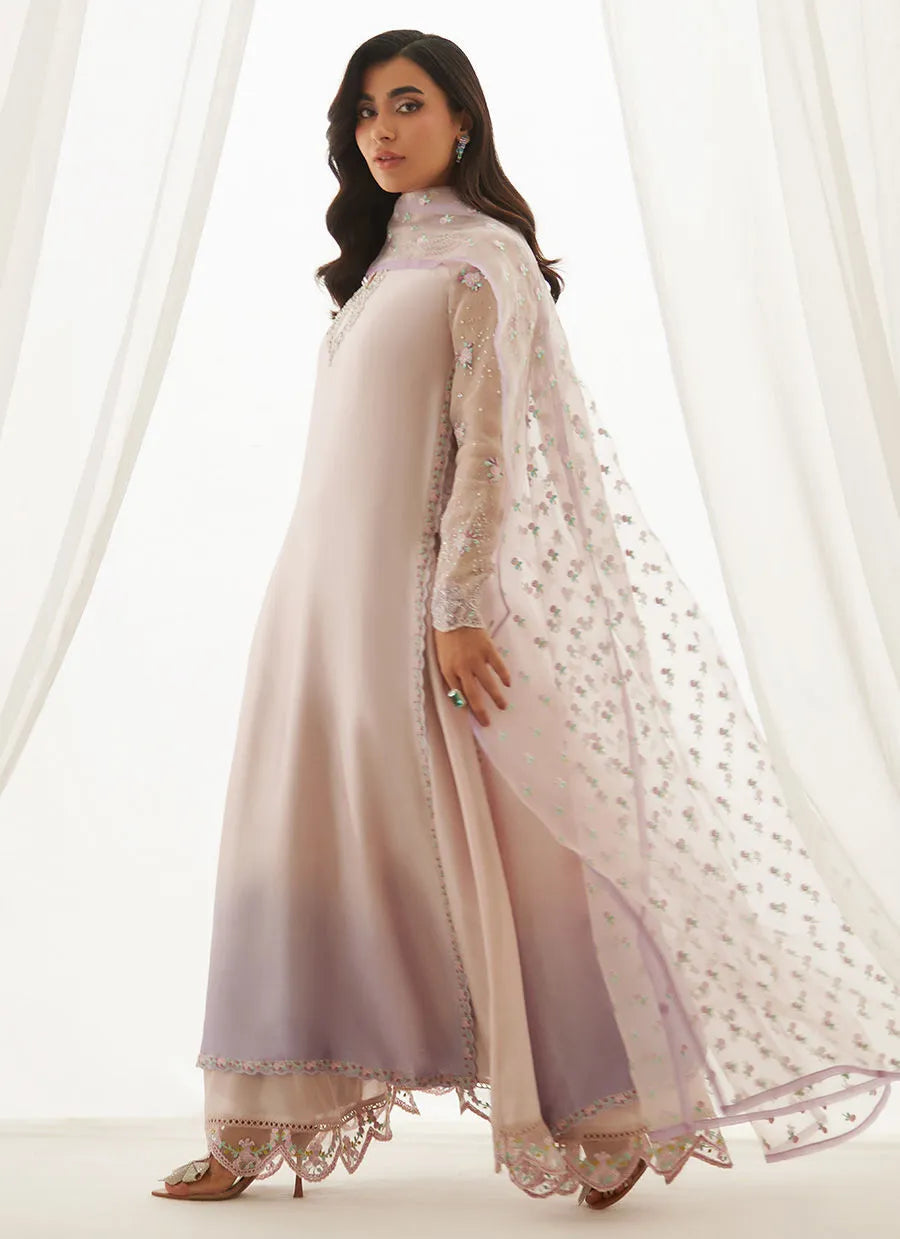 Blaise Lavender Shirt And Dupatta | LUXE PRET' 25 | FARAH TALIB AZIZ