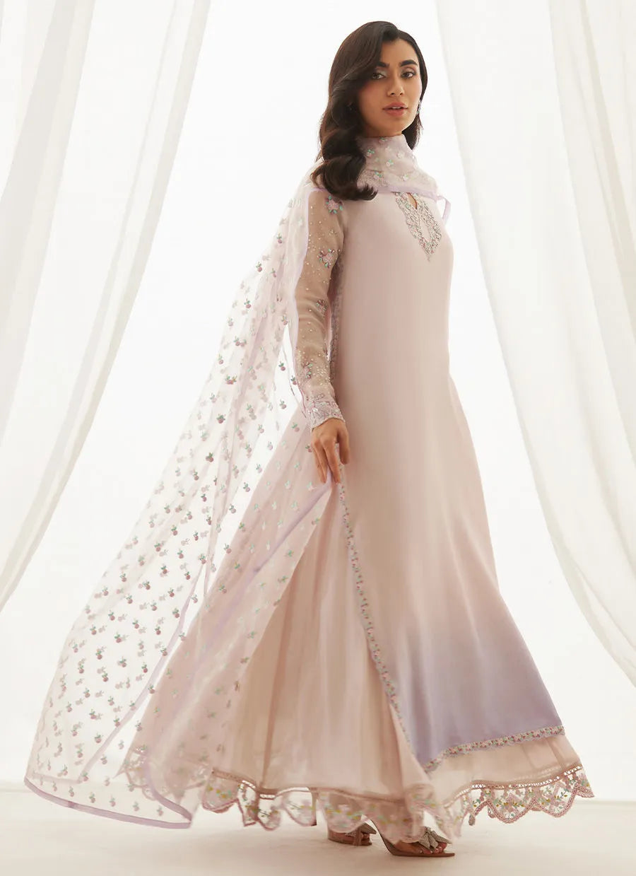 Blaise Lavender Shirt And Dupatta | LUXE PRET' 25 | FARAH TALIB AZIZ