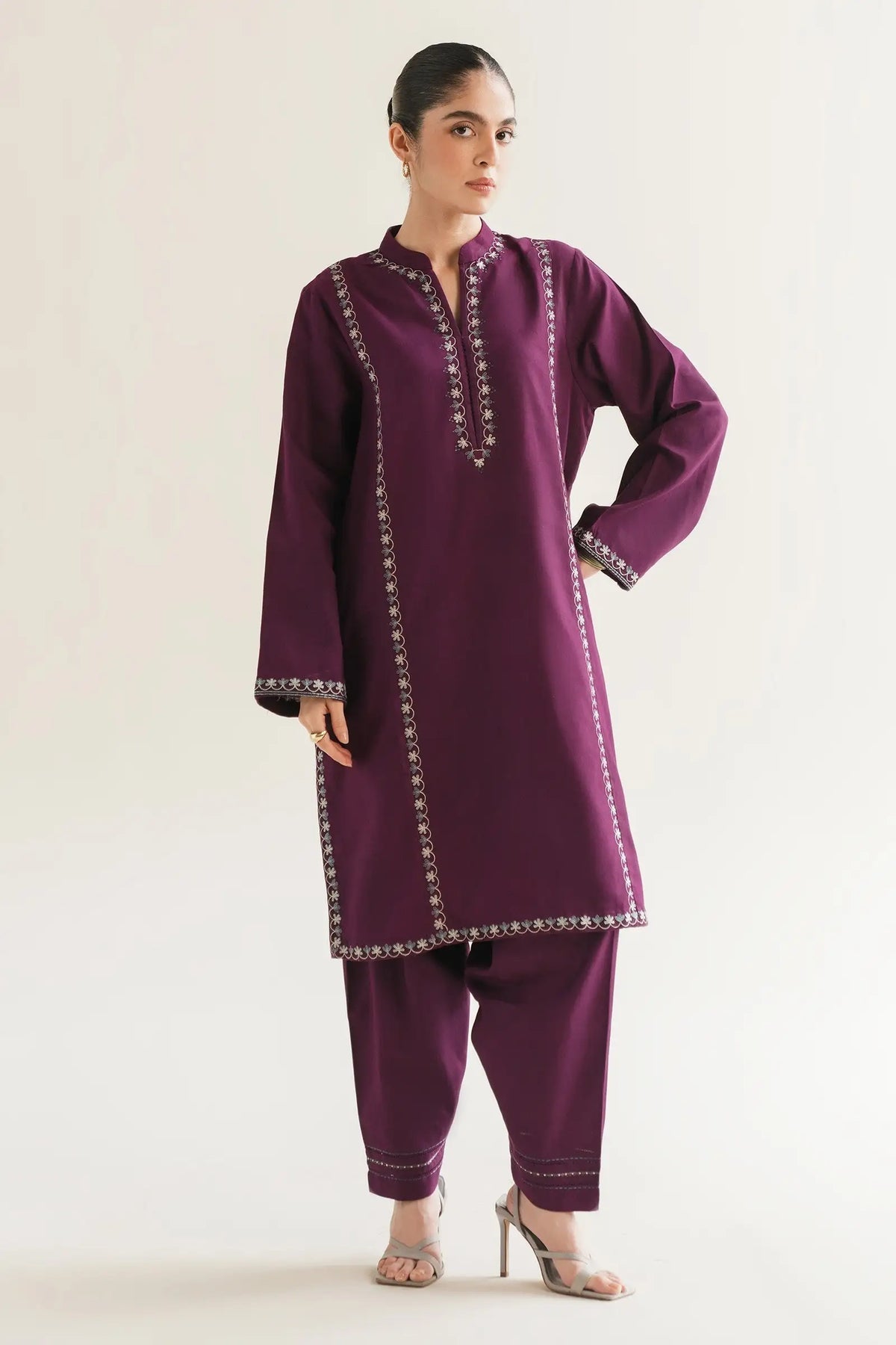 ZR25B0919 | BASICS A/W 2025 | Love Coco By Zarashahjahan Pret 2025