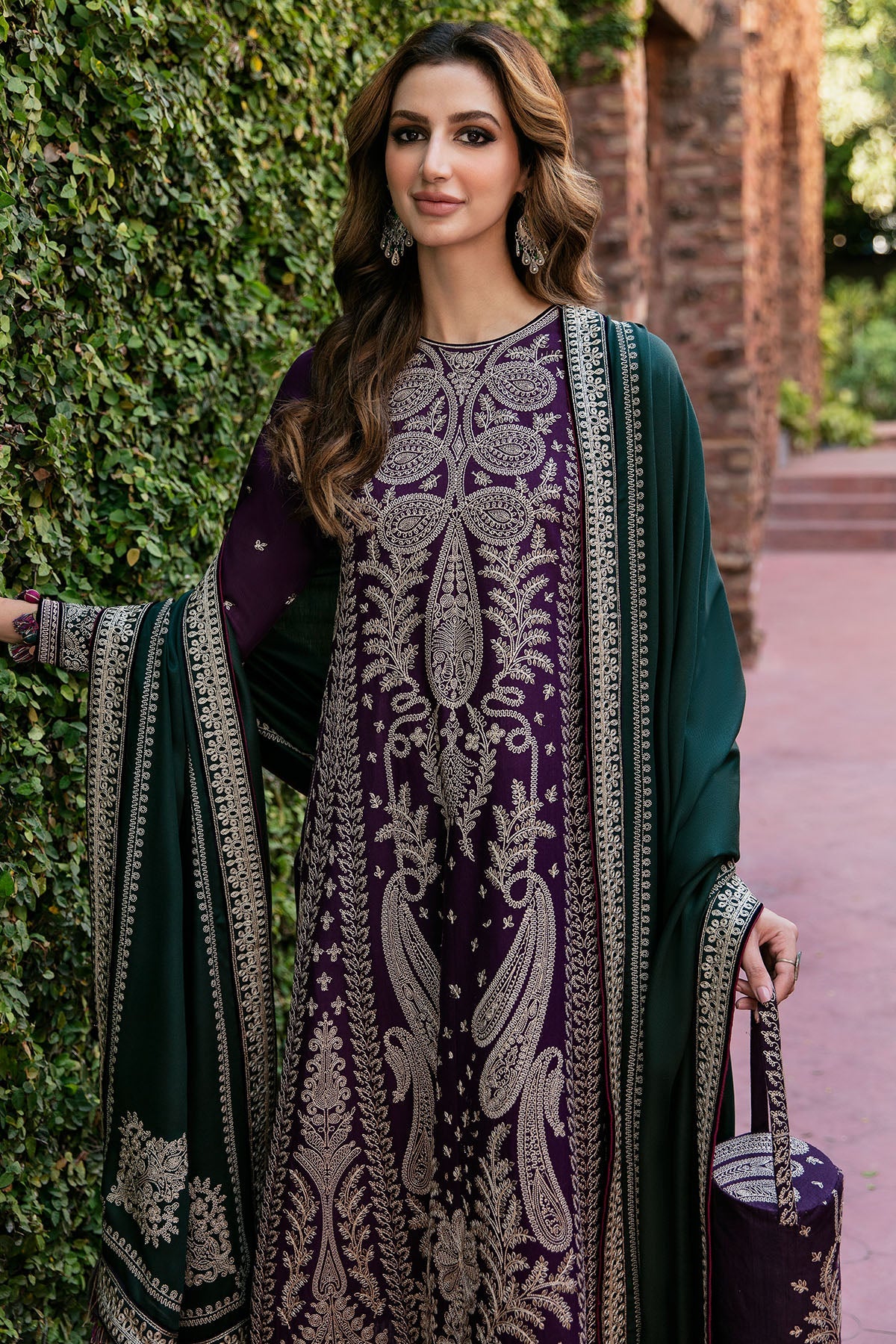 JZ-DW-D04-0 | EMBROIDERED SLUB KHADDA | Jazmin