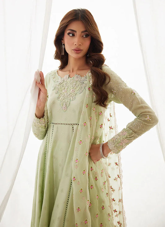 Leni Apple Green Shirt And Dupatta | LUXE PRET' 25 | FARAH TALIB AZIZ