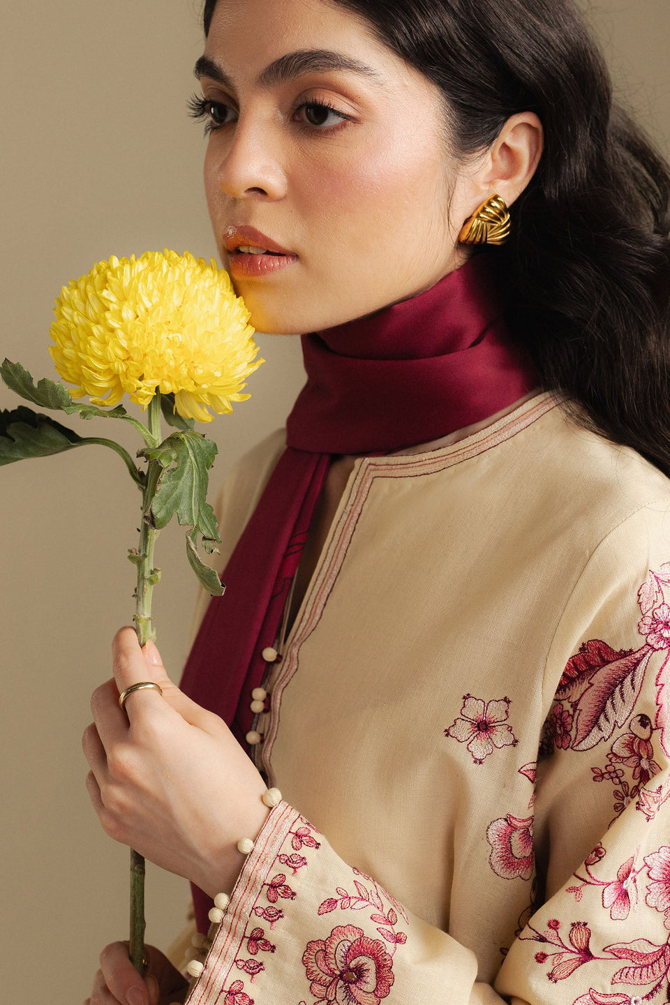 SNOWDROP-10A | Coco Winter Unstitched’25 | Zara Shahjahan