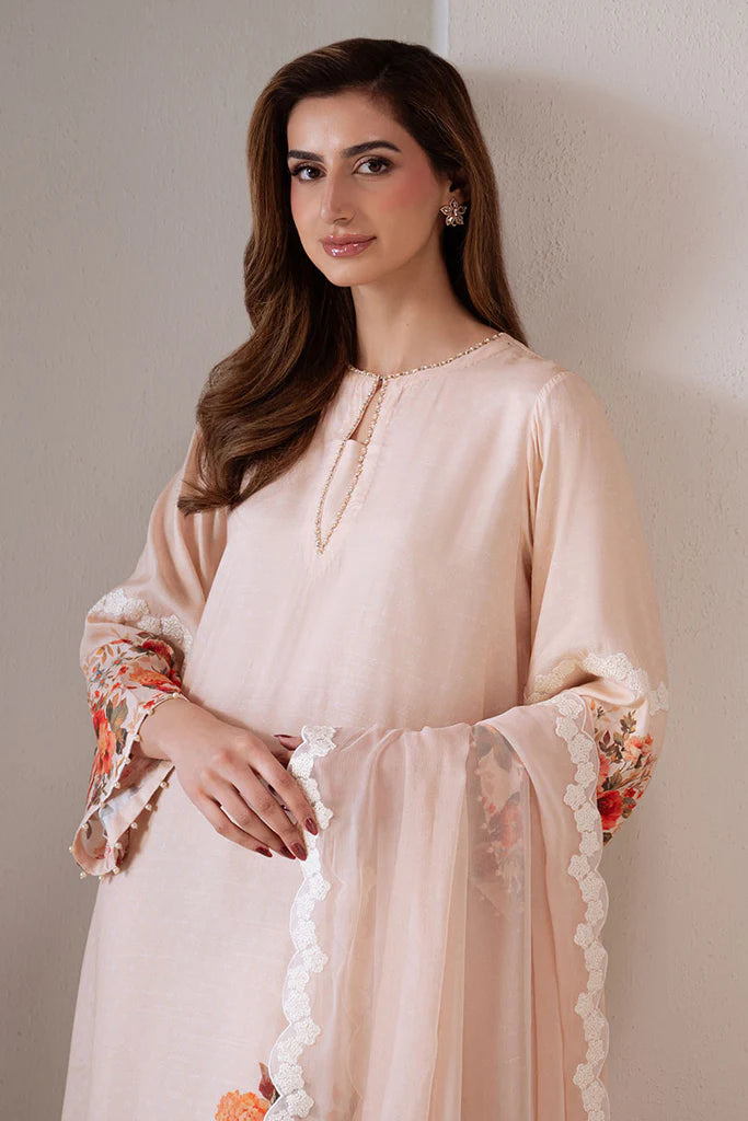 DAWN ROSE-2 PC (SHIRT & DUPATTA) | EXCLUSIVE PRET | Cross Stitch