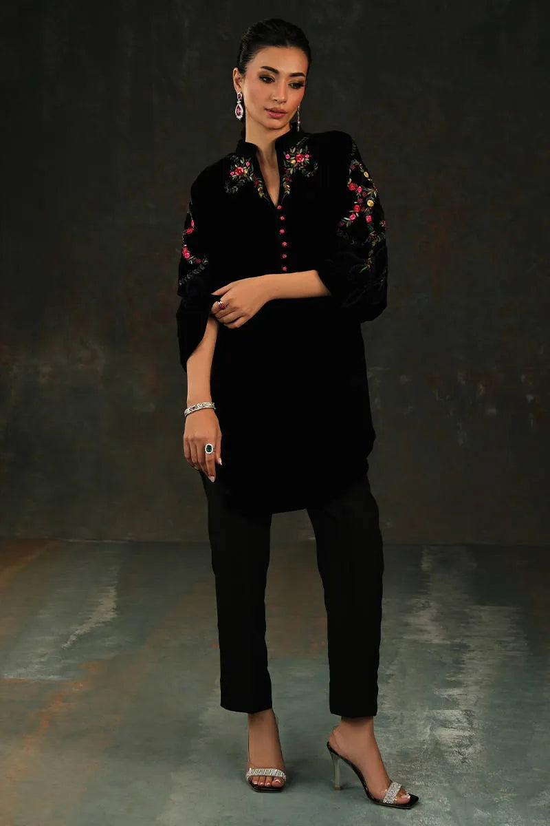 Nocturne Bloom Shirt | VELVET ECLIPSE '25 | FARIDA HASAN