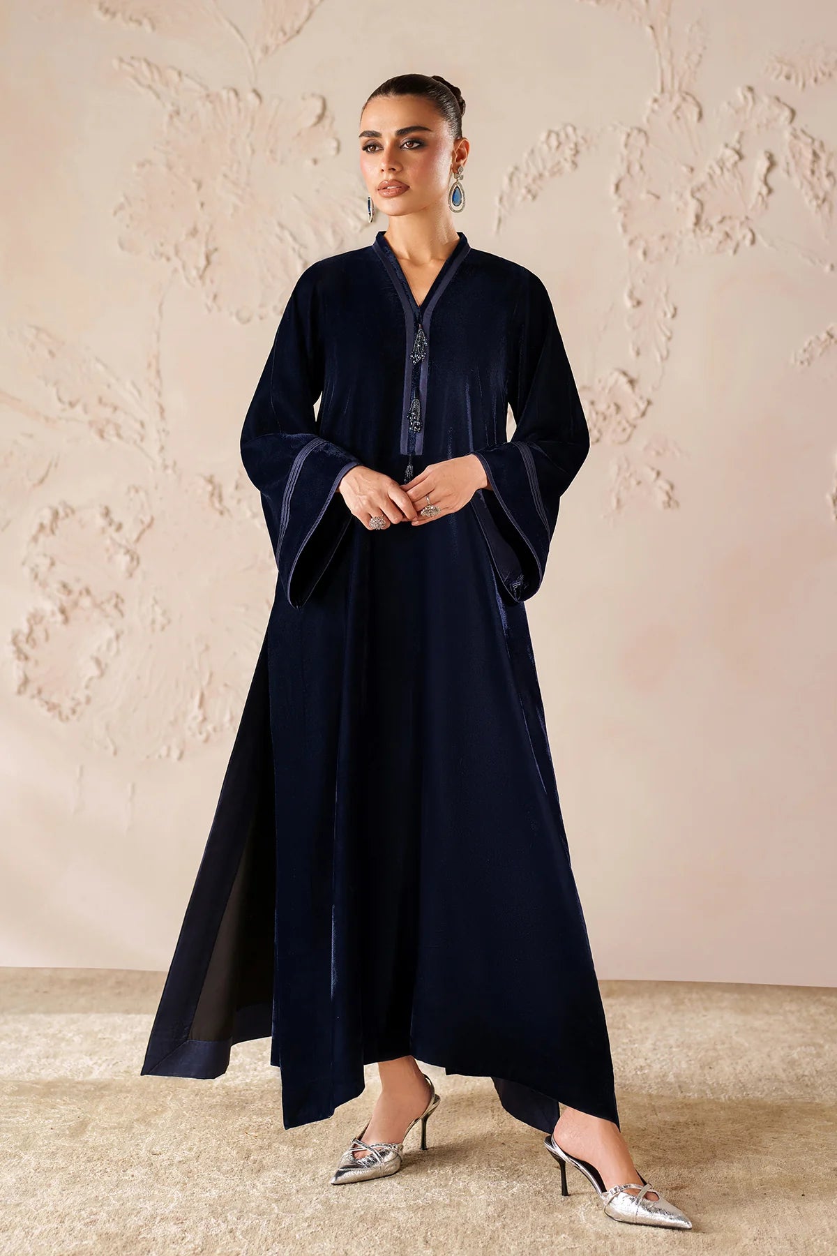 SOLID VELVET SUIT EN-1213 | Baroque